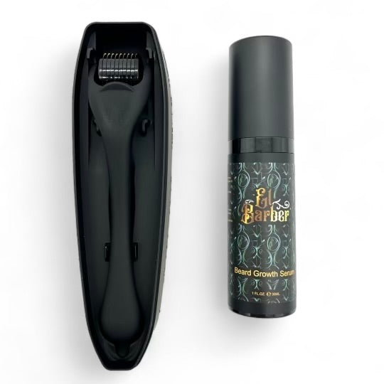 Beard Growth Kit Serum & Derma Roller